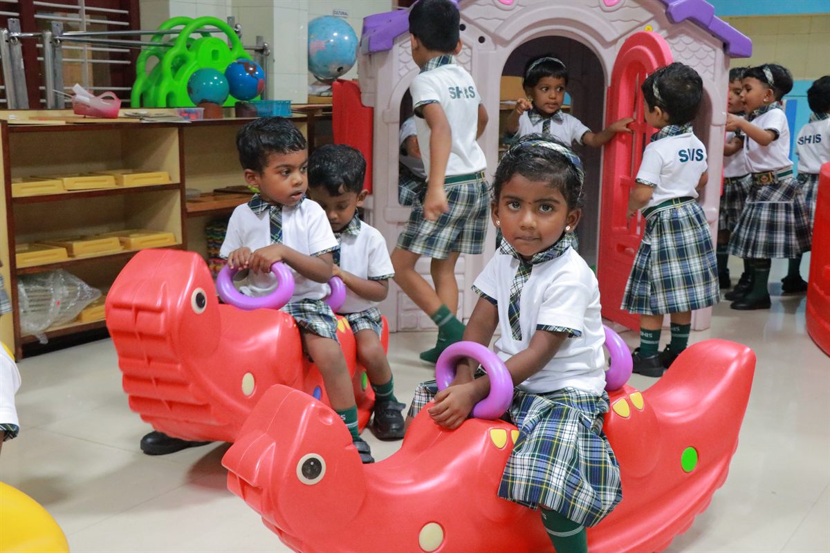 Indoor play zone designed for young children