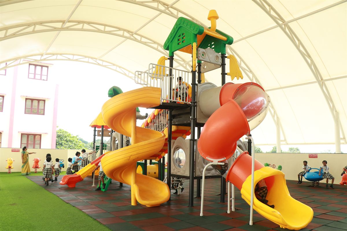 Children's outdoor activity area